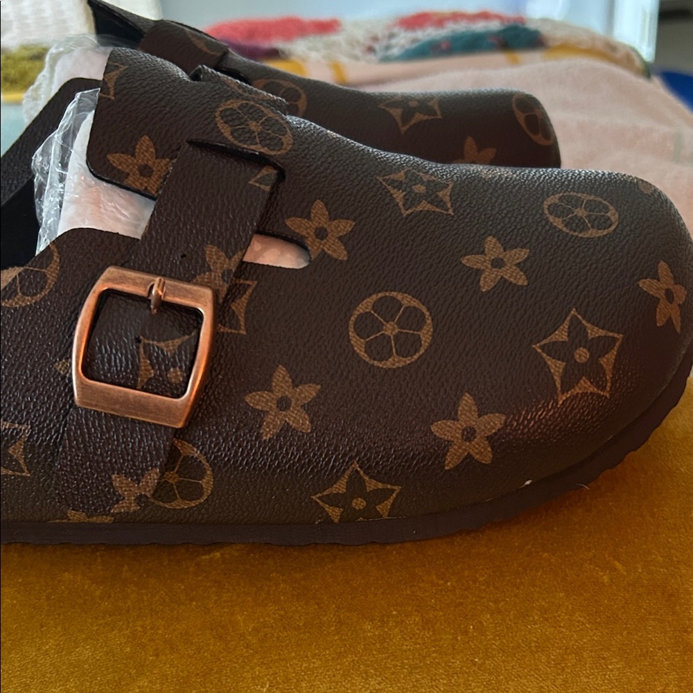Brown Monogram Clogs - image 3